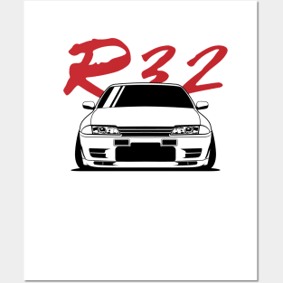 Skyline R32 GTR Posters and Art